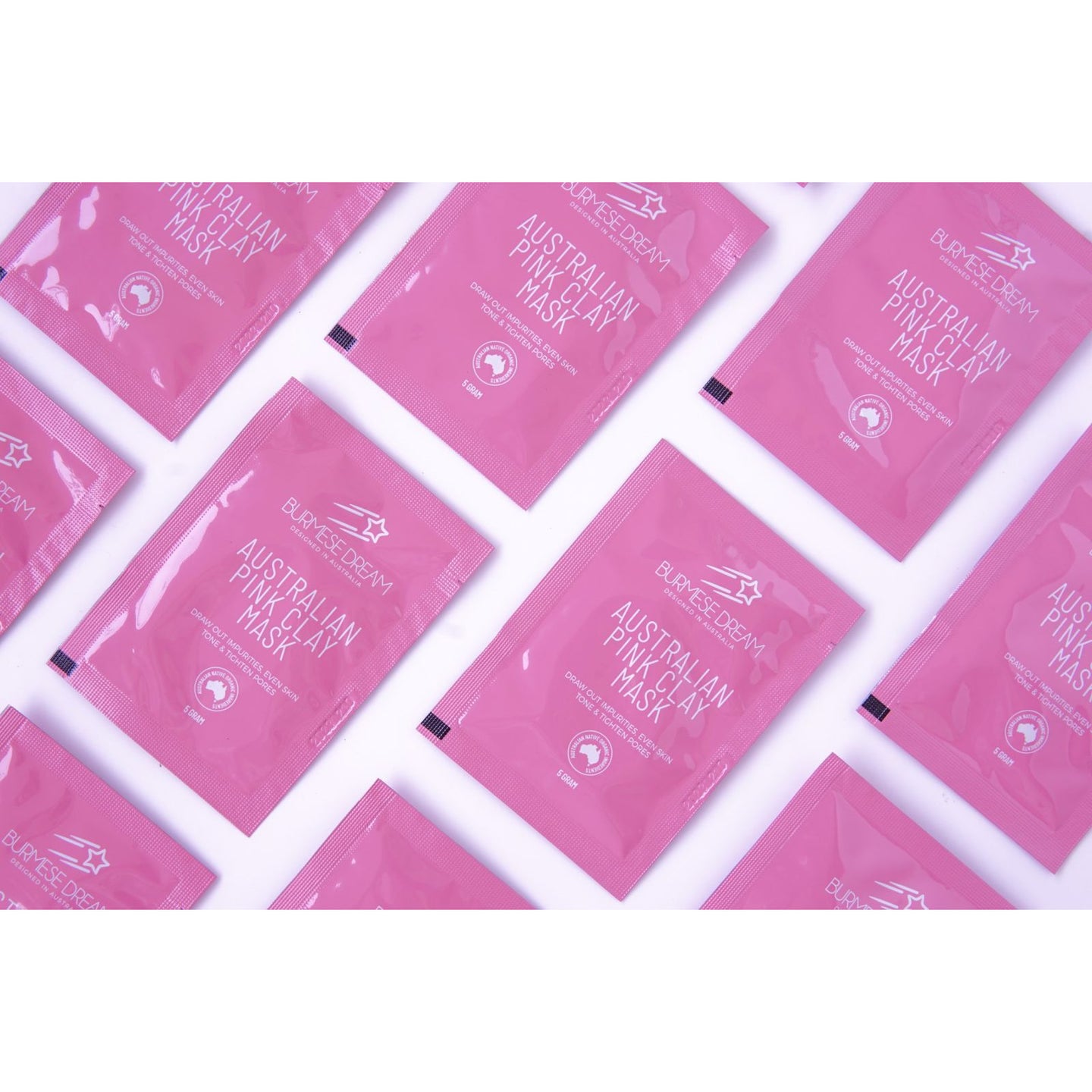 Burmese Dream Pink Clay Mask Satchel
